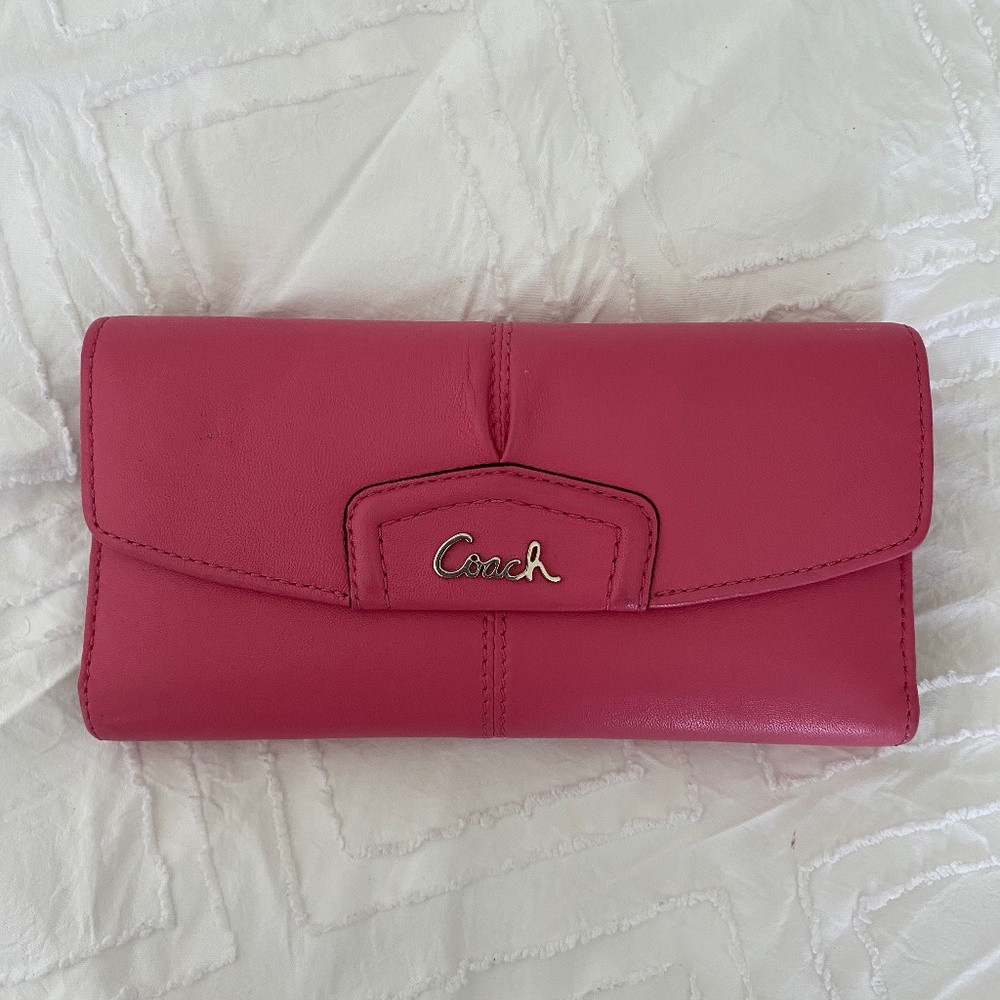 Pink Coach wallet
